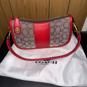 [SOLD] Coach Red and Oak Swinger